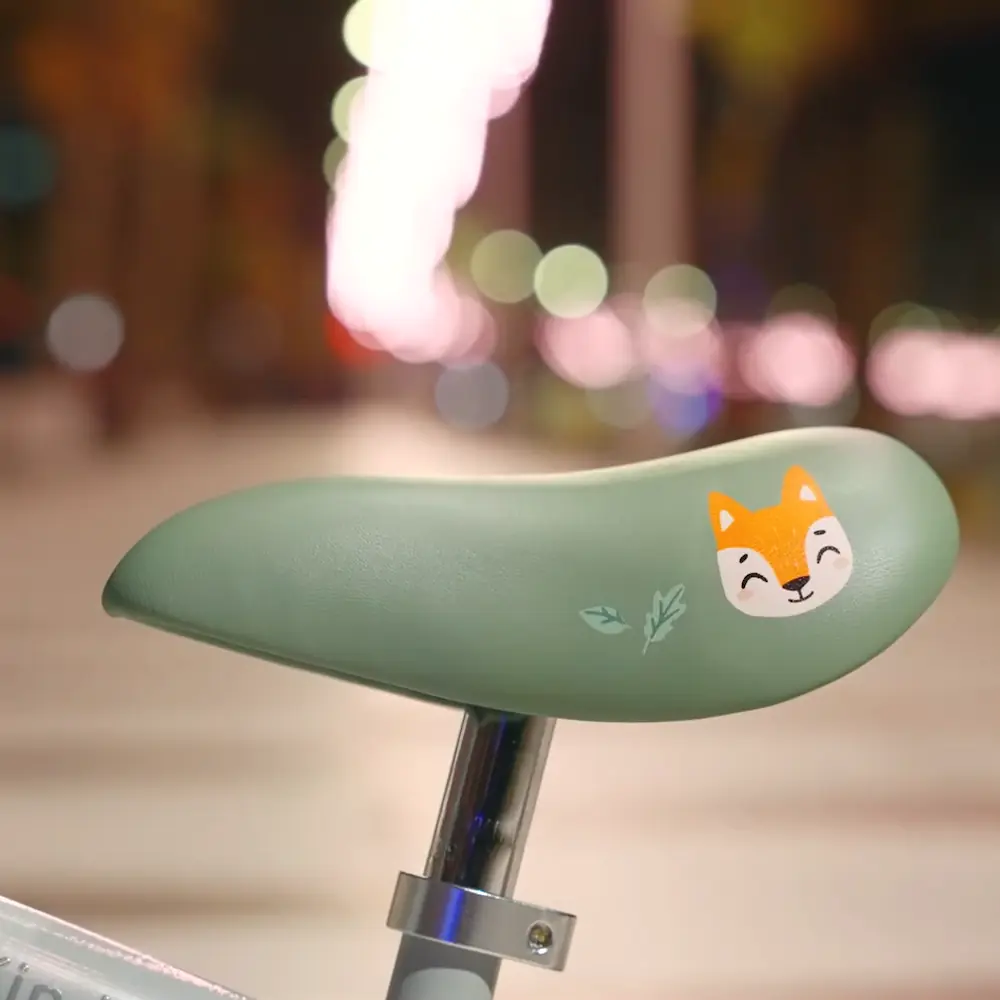 Нове сидіння з екошкіри, Kinderkraft Cutie Flash - чотириколісний міні-біговел (від 1 року, до 25 кг) • Blue (KRCUFL00BLU0000)