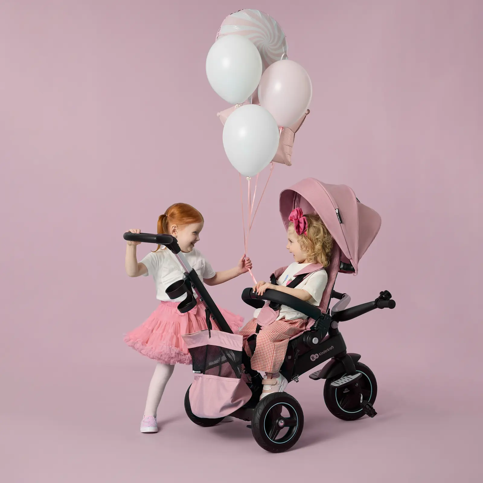 Kinderkraft Easytwist - триколісний модульний велосипед з можливістю реверсивного ходу (від 9 місяців до 5 років) • Beige (KREASY00BEG0000)