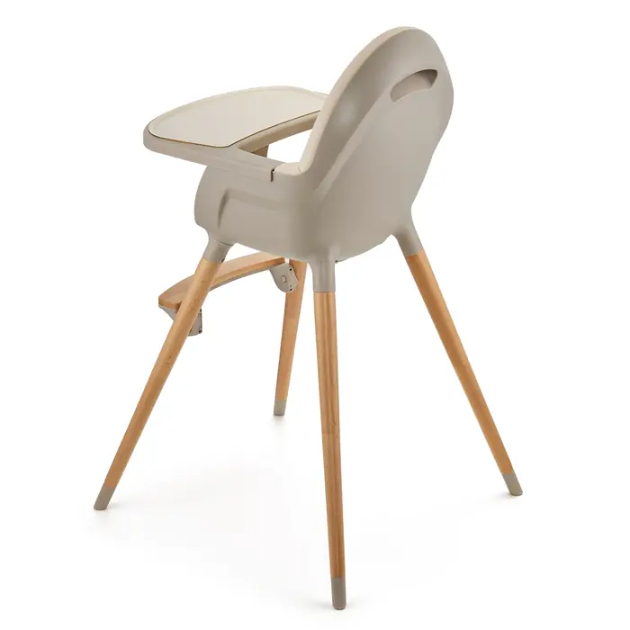 Устойчивая и прочная конструкция, Kinderkraft Fini 2 - стульчик для кормления 2 в 1 • Beige (KHFINI02BEG0000)