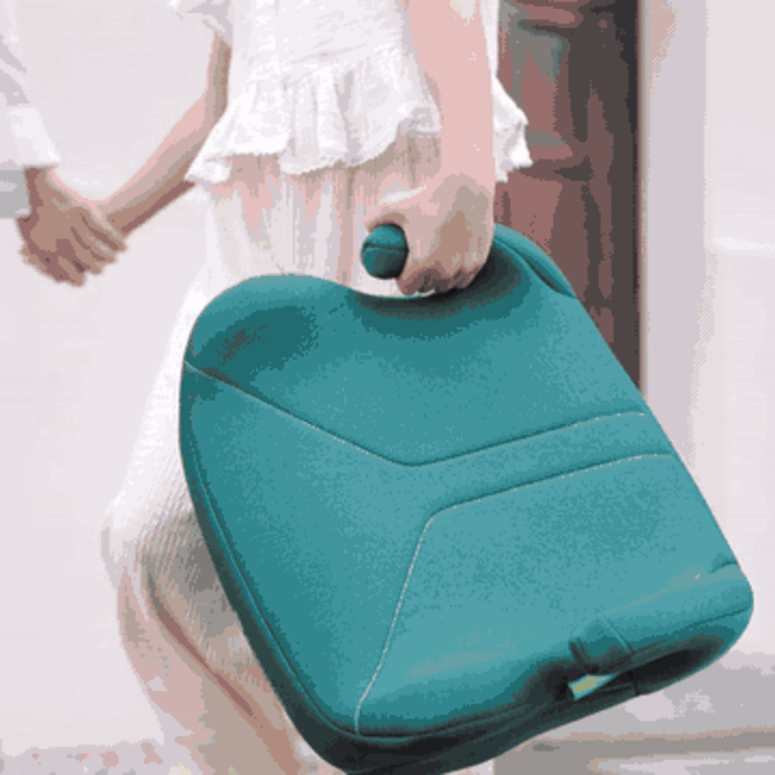 Ультралегкая конструкция, Kinderkraft i-Boost 2 - автокресло-бустер для детей (от 6 до 12 лет / 125 - 150 см) • Black (KCIBOO02BLK0000)