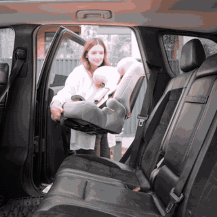 Регулируемая спинка, Kinderkraft i-Comfy i-Size - автокресло для детей (от 15 месяцев до 12 лет / 76 - 150 см) • Black (KCICOM00BLK0000)