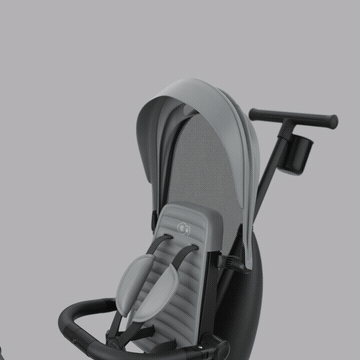 Капюшон із захистом UPF 50+ для будь-якої погоди, Kinderkraft Jazz 3 - триколісний велосипед • Beige (KRJAZZ03BEG0000)