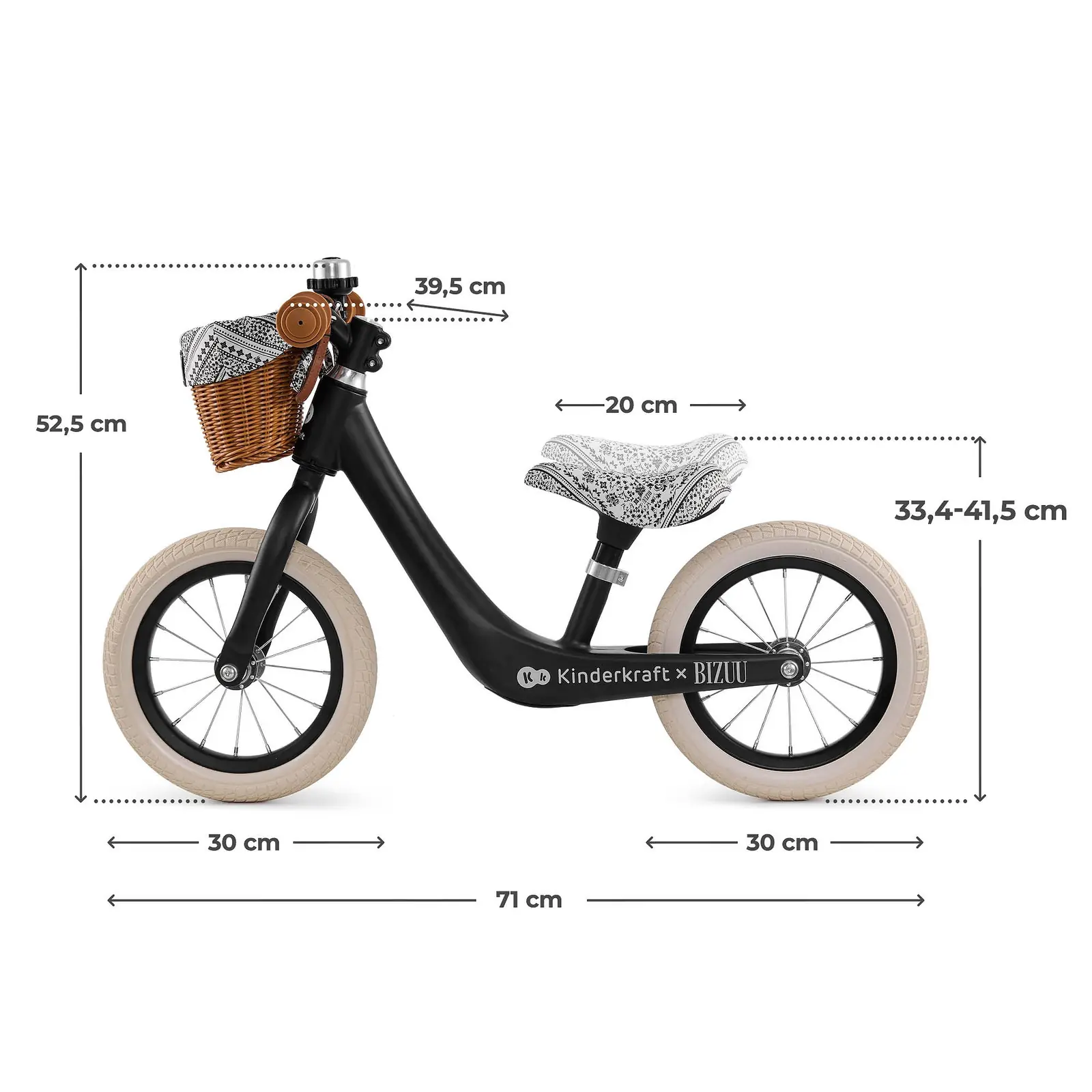 Kinderkraft Rapid 2 - біговел • Lunar Black (KRRAPI02BLKBI00)