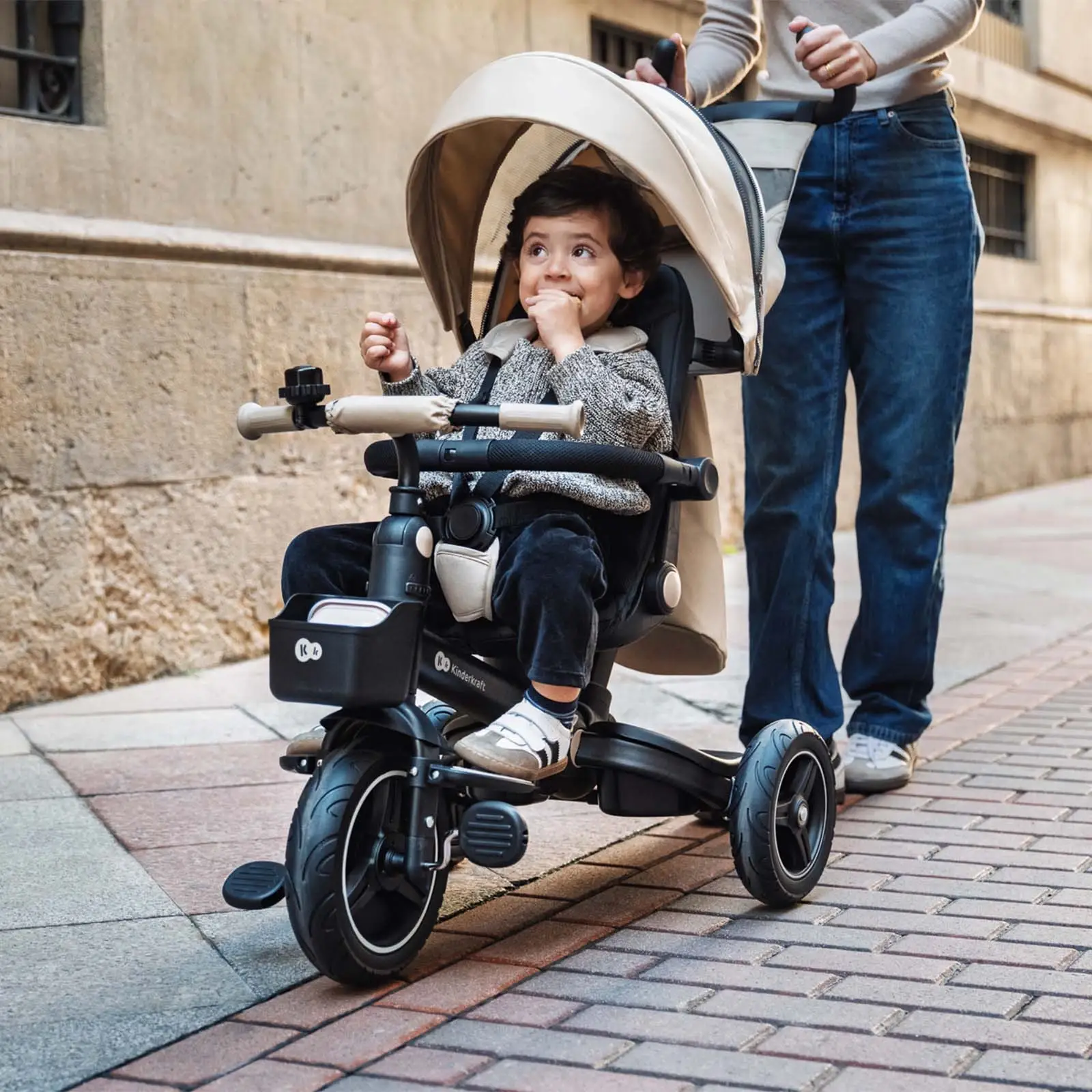 Kinderkraft Spinstep 2 Plus - триколісний велосипед 6 в 1 (від 9 місяців) • Green (KRSPST02GREPL00)