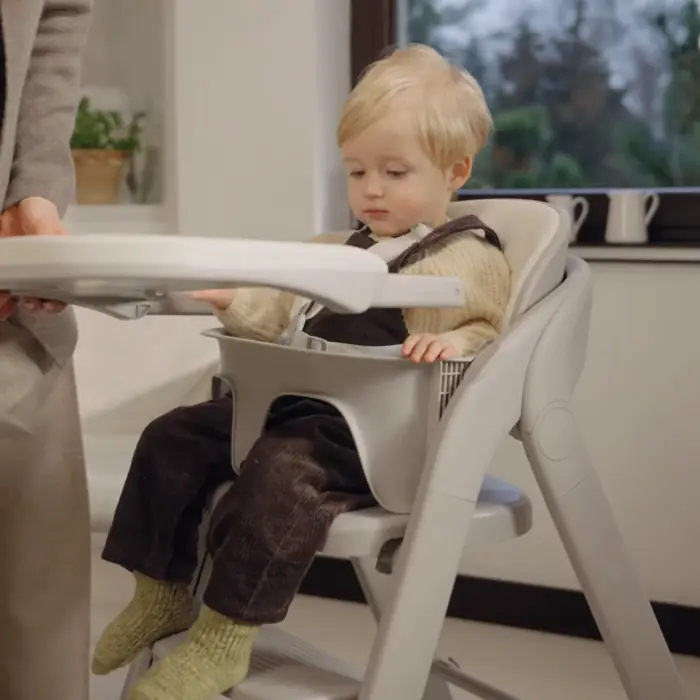 Съемный столик с держателем, Kinderkraft Tino - стульчик для кормления • Beige (KHTINO00BEG0000)