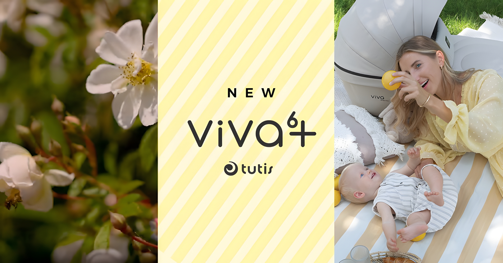 Tutis Viva 6 Plus - універсальна коляска 2 в 1, великі колеса, термолюлька • Essential Sage