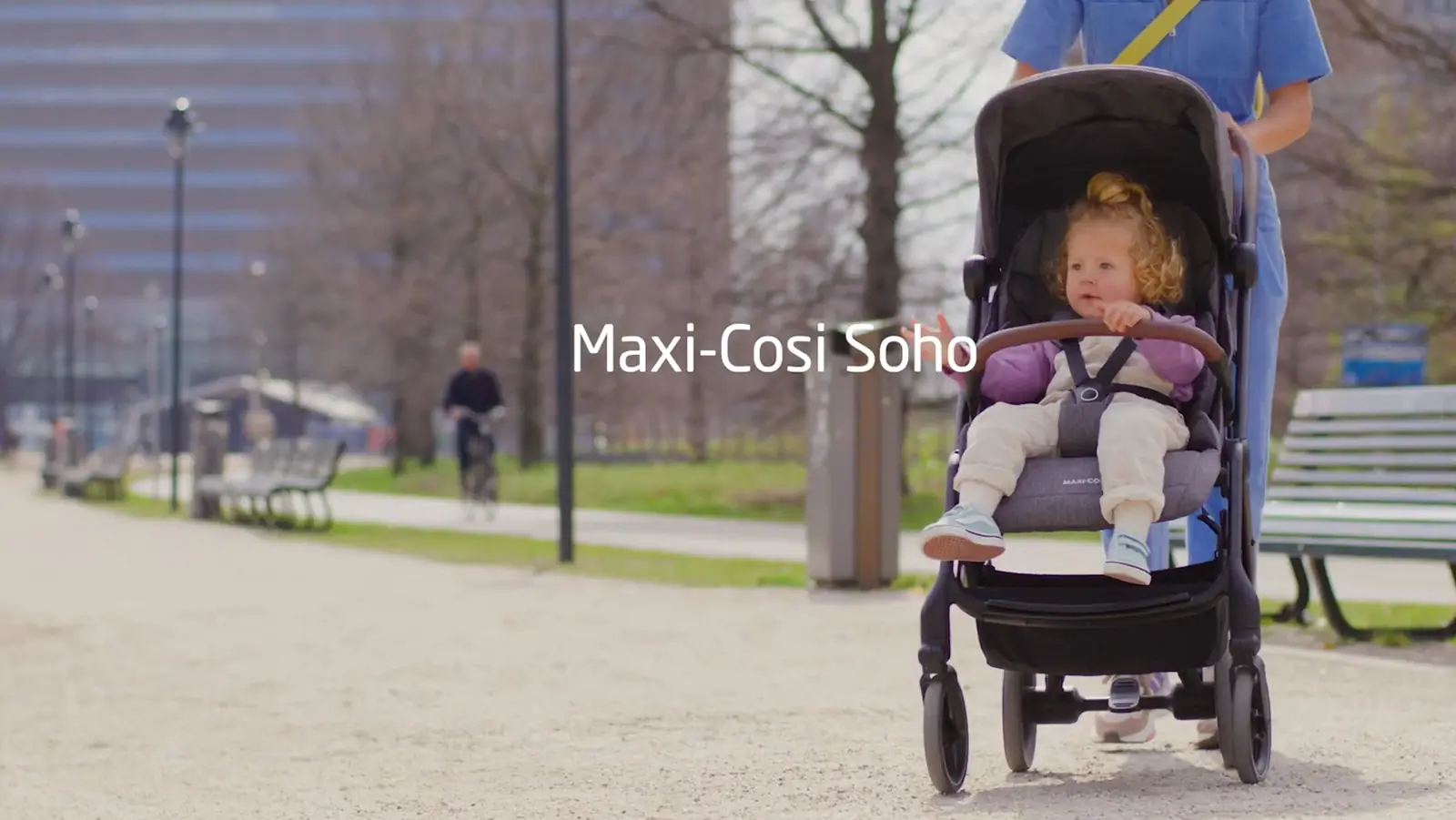 Maxi-Cosi Soho - прогулочная коляска с автоматическим складыванием • Twillic Black