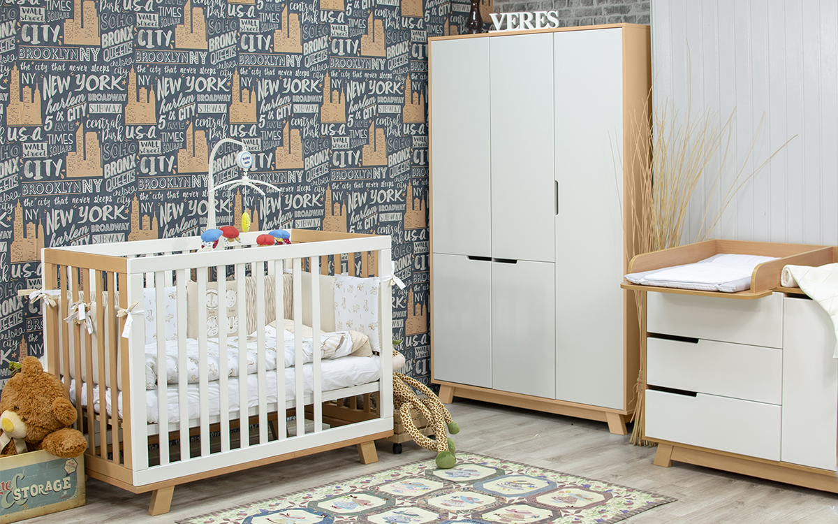 детская кроватка Veres Manhattan от рождения до 3-4 лет