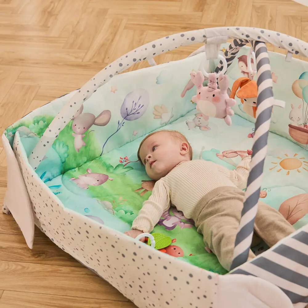 Килимок Lionelo Anika Natural із піднятими бортиками