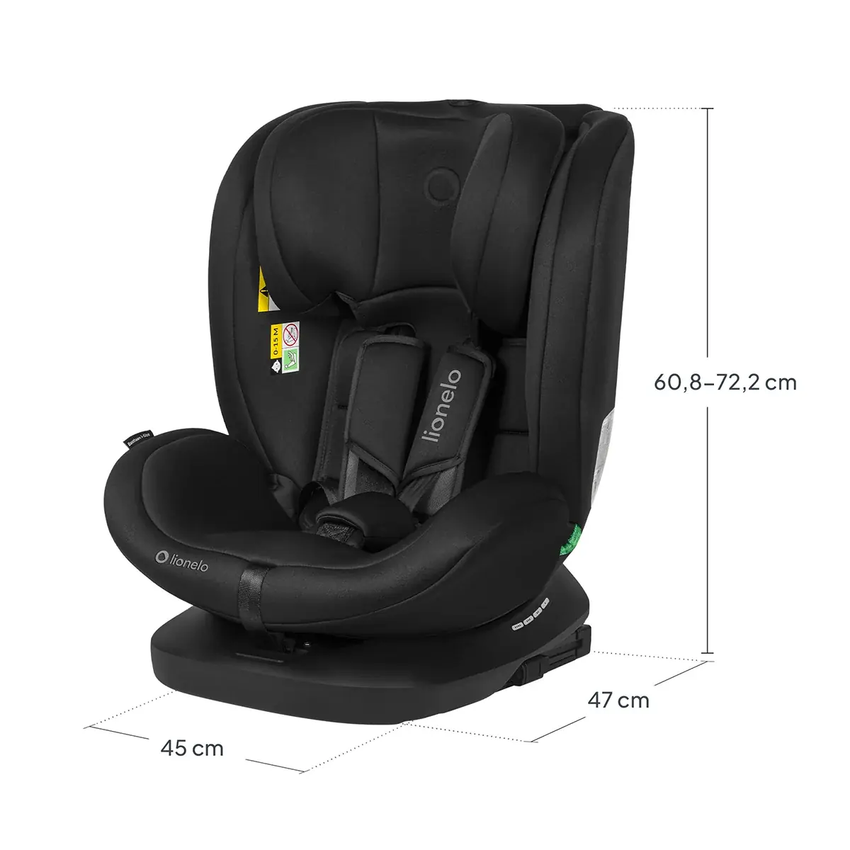 размеры автокресла Lionelo Bastiaan i-Size