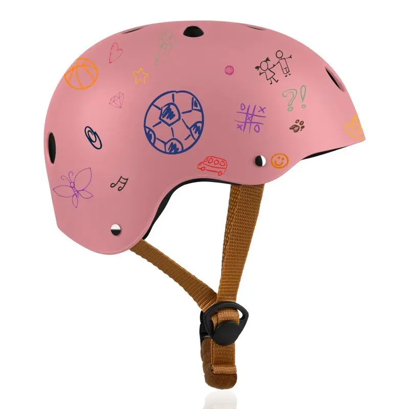 Велосипедный шлем Lionelo Helmet, украшенный рисунками