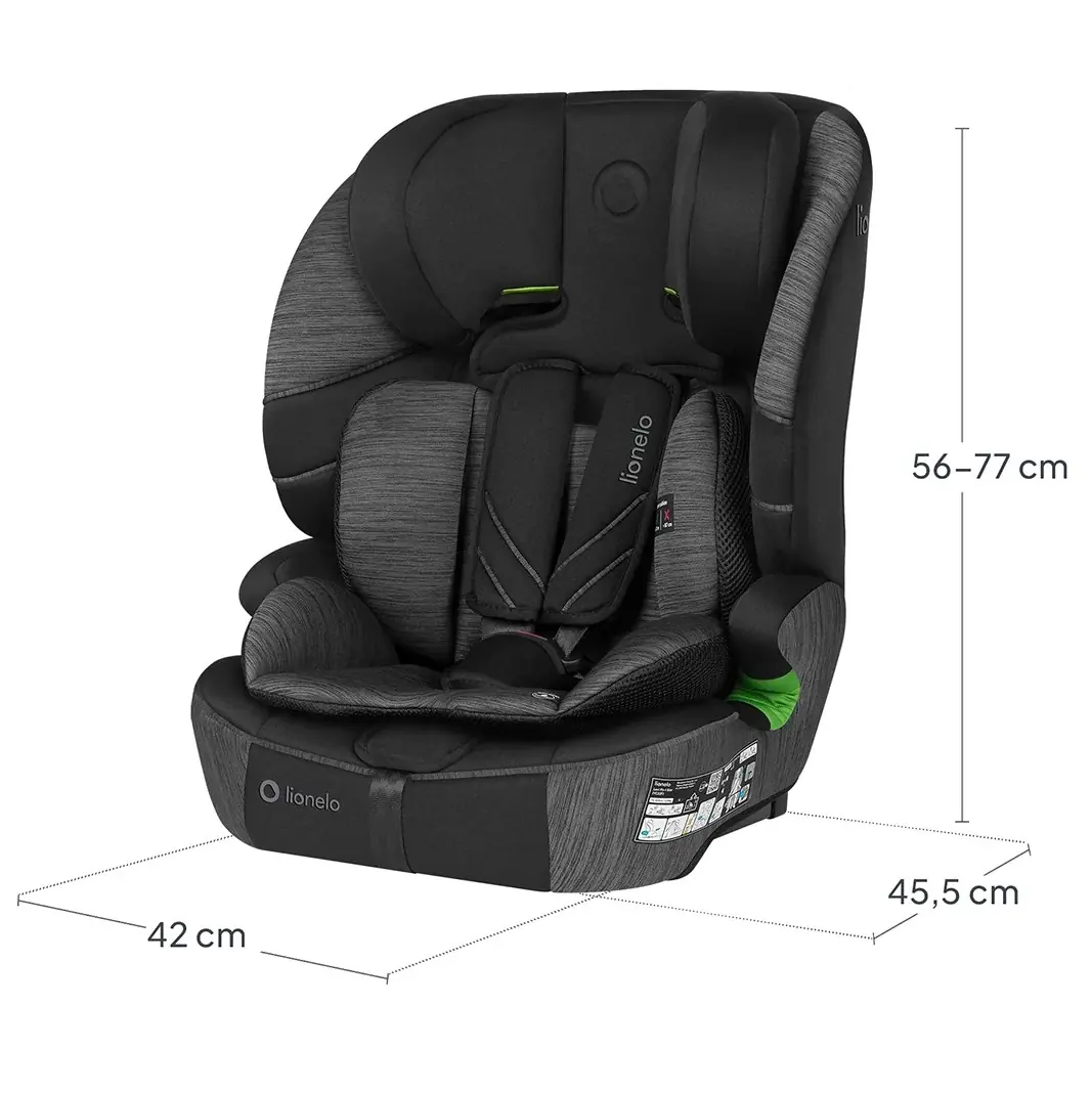 размеры автокресла Lionelo Levi Fix i-Size