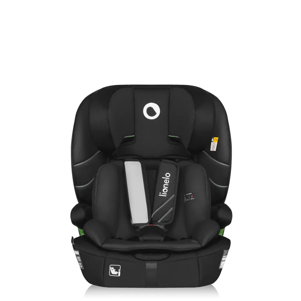 Комфорт в каждой поездке, Lionelo Levi Fix i-Size - автокресло для ребенка (76-150 см) • Black Carbon