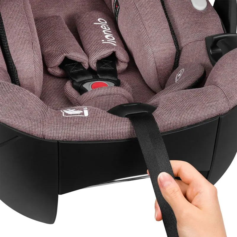 Регулювання одним рухом, Lionelo Moxie i-Size Set - автокрісло для новонароджених з базою ISOFIX • Beige Sand