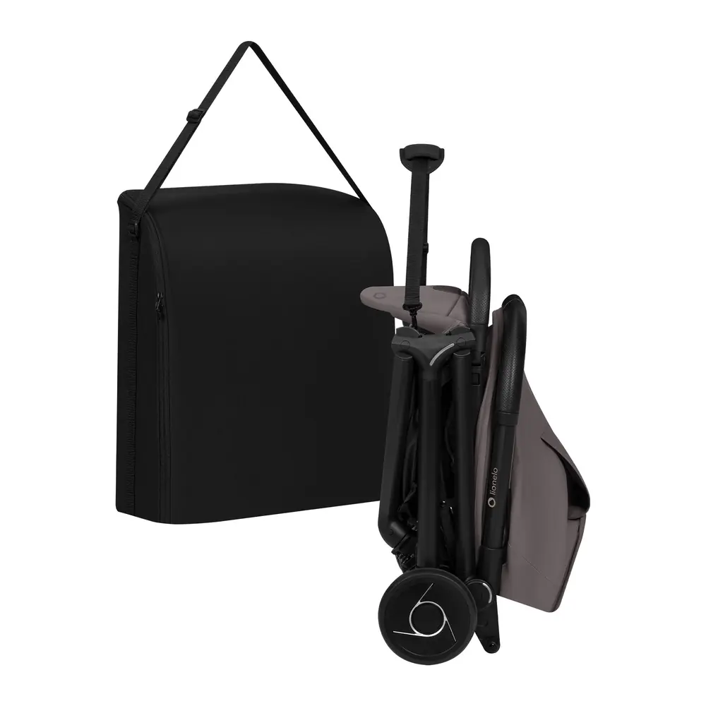 Сумка Lionelo Sia Travel Bag і складена коляска