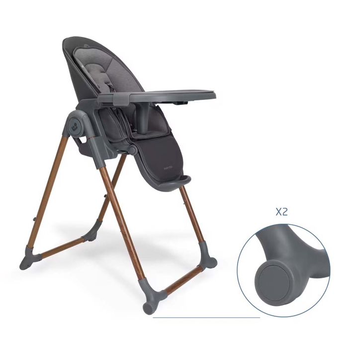 Колеса для зручного переміщення, Maxi-Cosi Ava Plus - стільчик для годування • Elegance Beige
