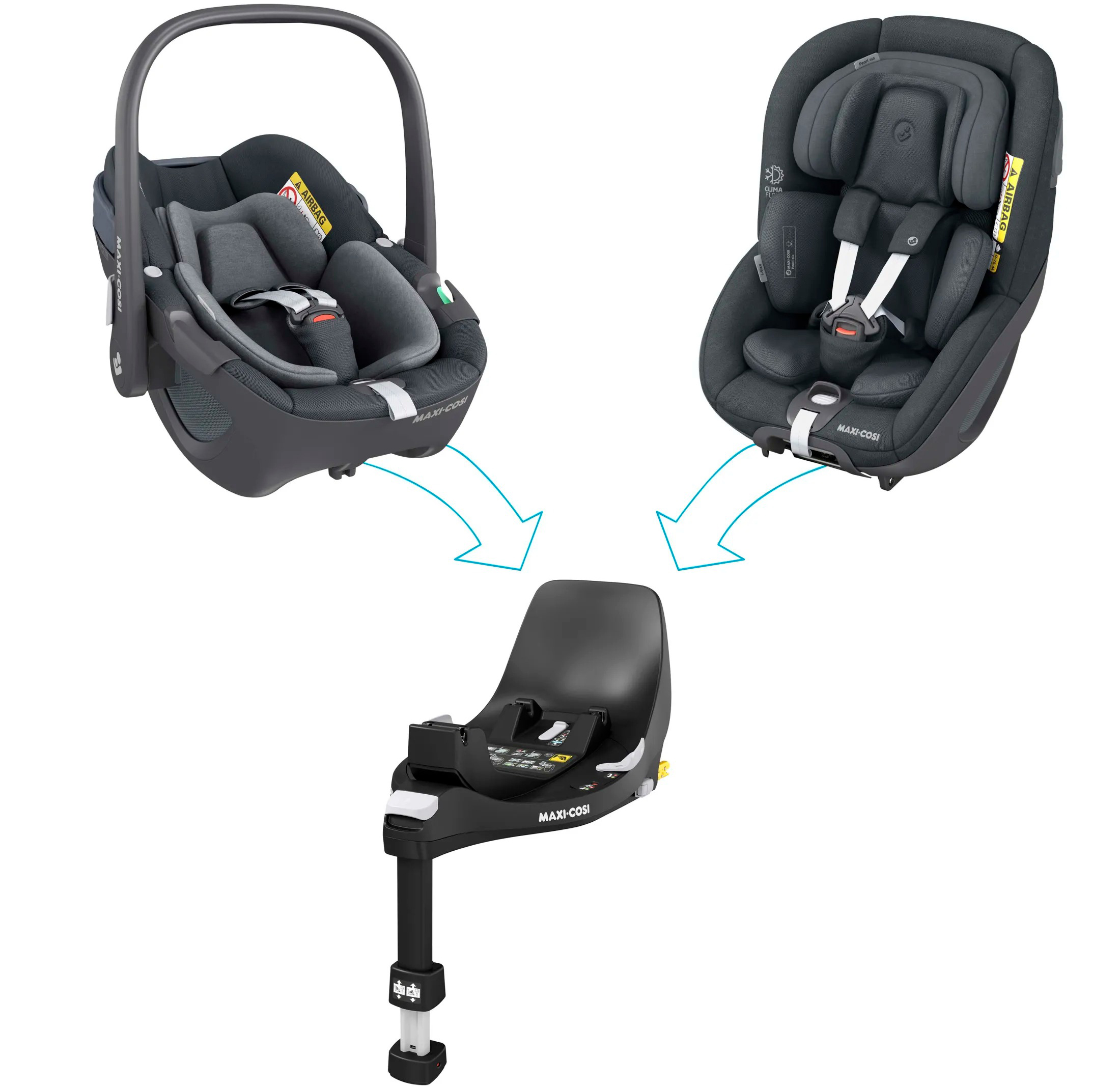 База Maxi-Cosi FamilyFix 360 для автокрісел Maxi-Cosi Pebble 360, Pebble 360 Pro², Pearl 360, Pearl 360 Pro та Coral 360