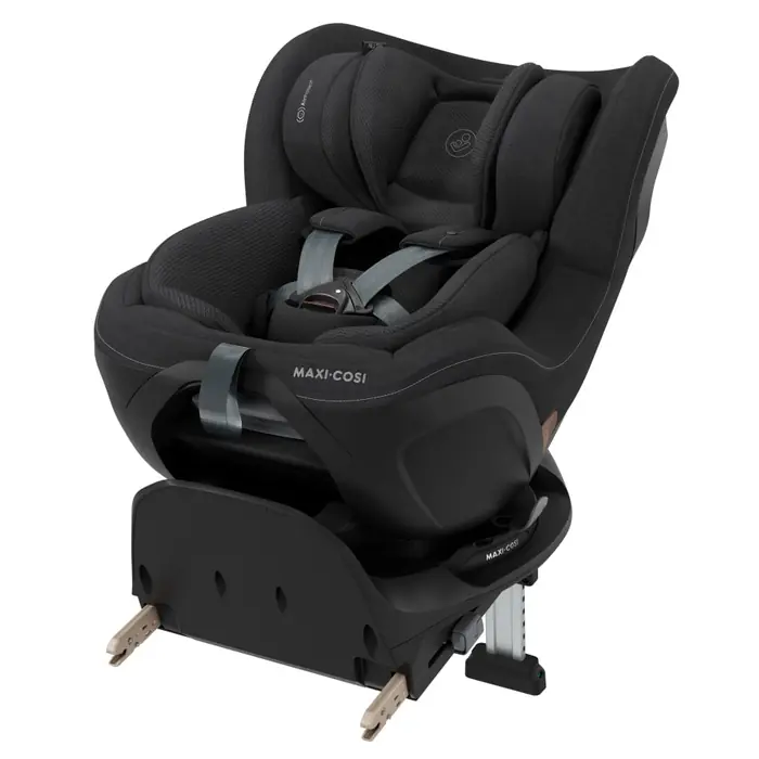 Встроенная база ISOFIX и опорная нога, Maxi-Cosi Mica Slide Pro - детское автокресло, поворотное 360°, ISOFIX с опорной ногой (0 - 4 года / 40 - 105 см) • Authentic Green