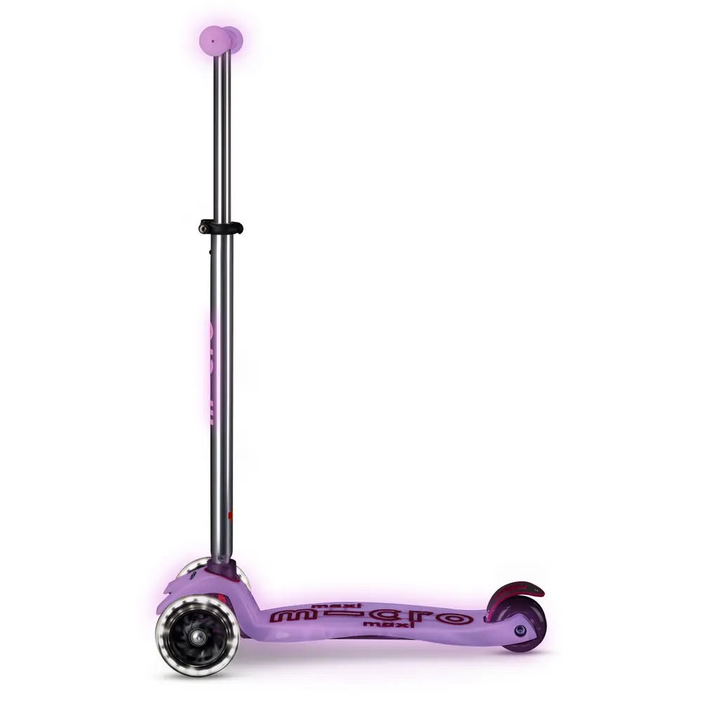 Самокат Maxi Deluxe Glow LED збоку