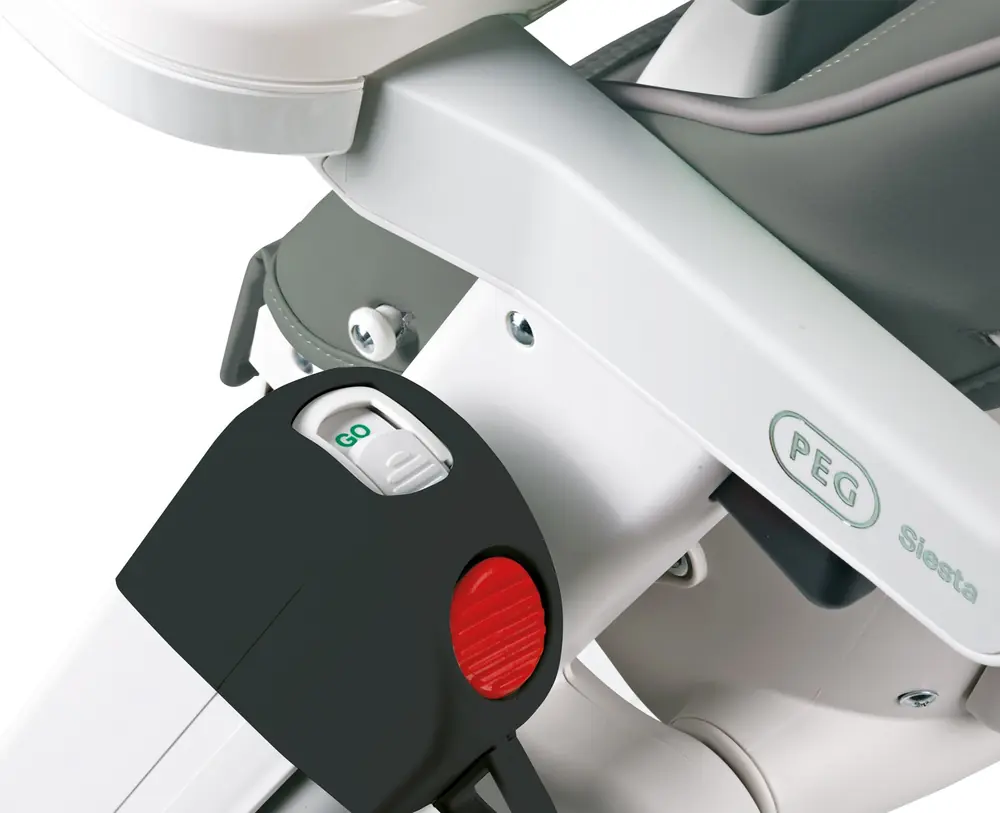 Переключатель тормоза Stop&Go на стульчике Peg Perego Siesta Follow Me