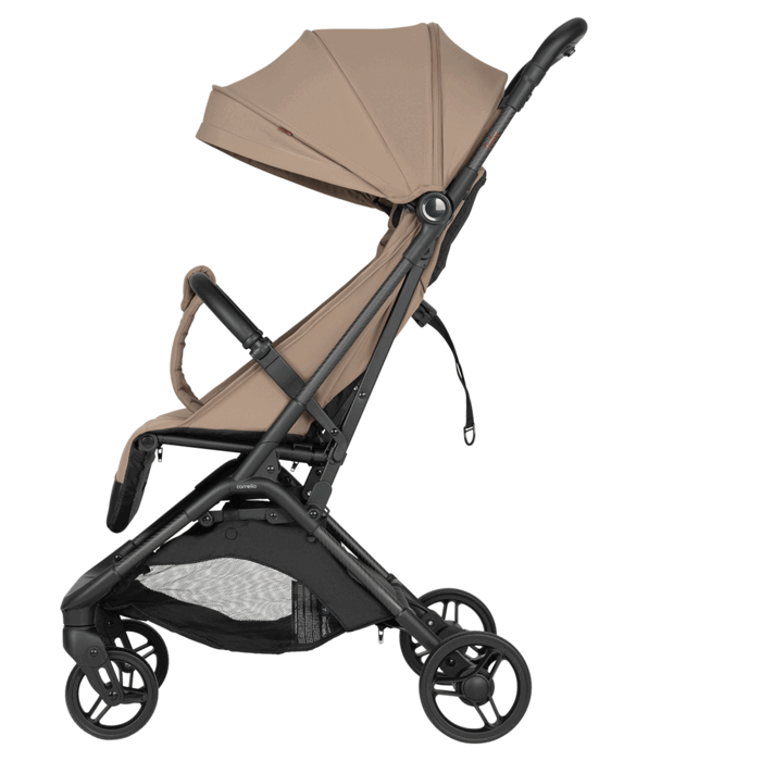 Складывание коляски, Carrello Solo CRL-5531 - легкая прогулочная коляска • Chrome Grey
