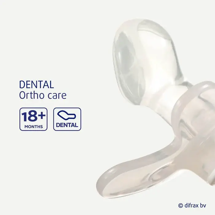 Пустушка Difrax Dental 18+ міс.: ортодонтична форма Dental