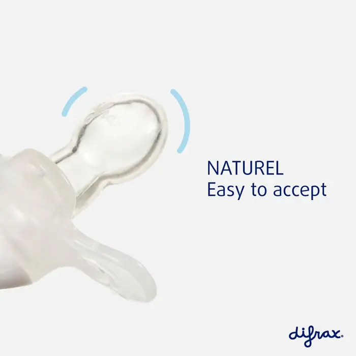 Пустушка Difrax Natural: симетрична насадка, яку легко приймає малюк