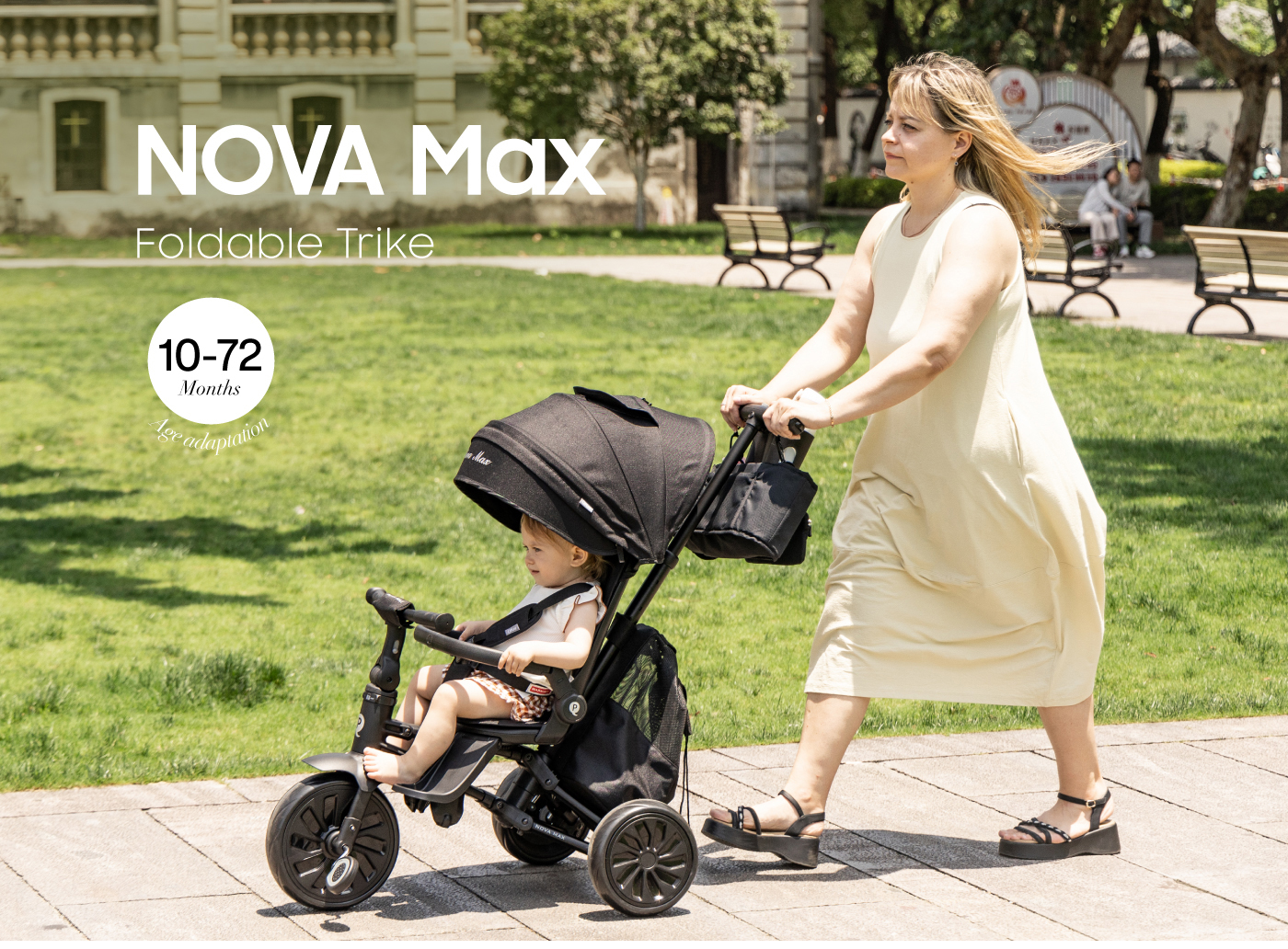 Велосипед складаний триколісний дитячий Qplay Nova Max купити з