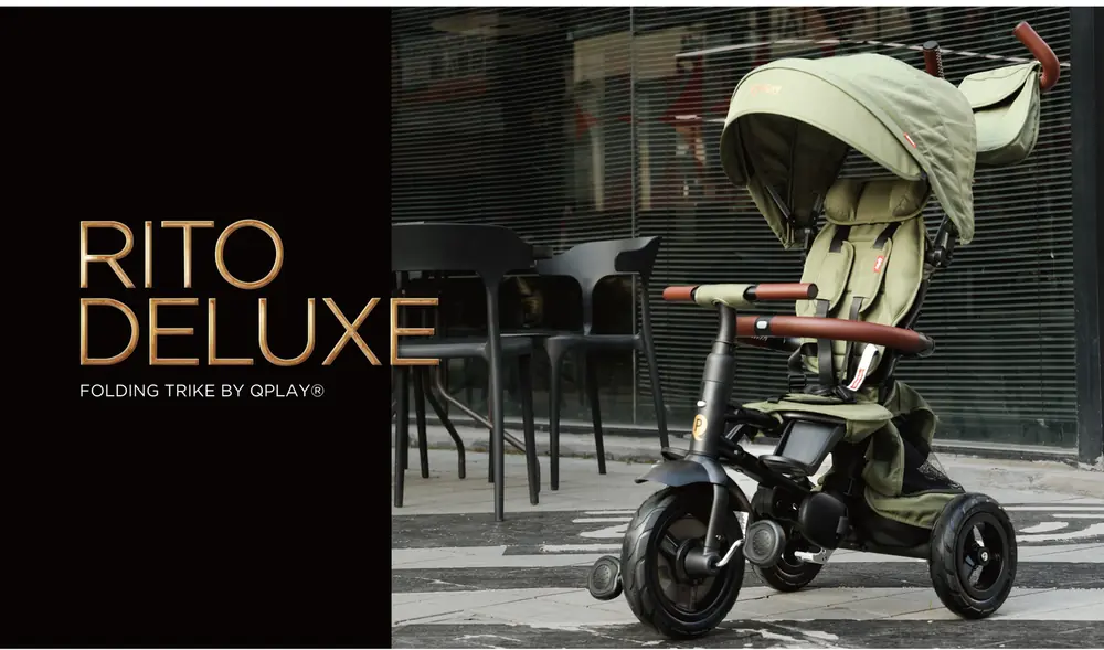 Qplay Rito Deluxe с накладками из искусственной кожи на бампере и ручках