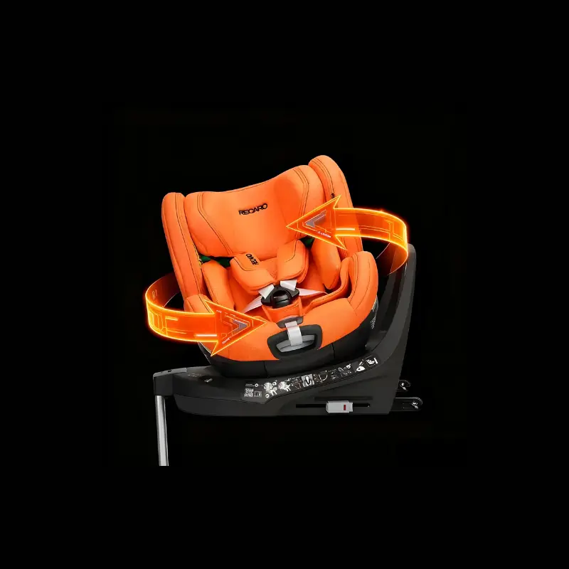 Автокрісло Recaro Xenon 1 KID: корпус обертається на базі на 360°