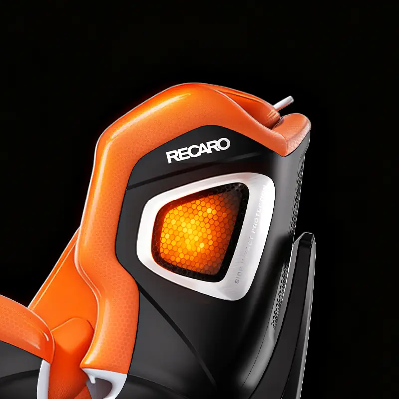 Автокрісло Recaro Xenon 1 KID: боковий захист трапецієподібної форми