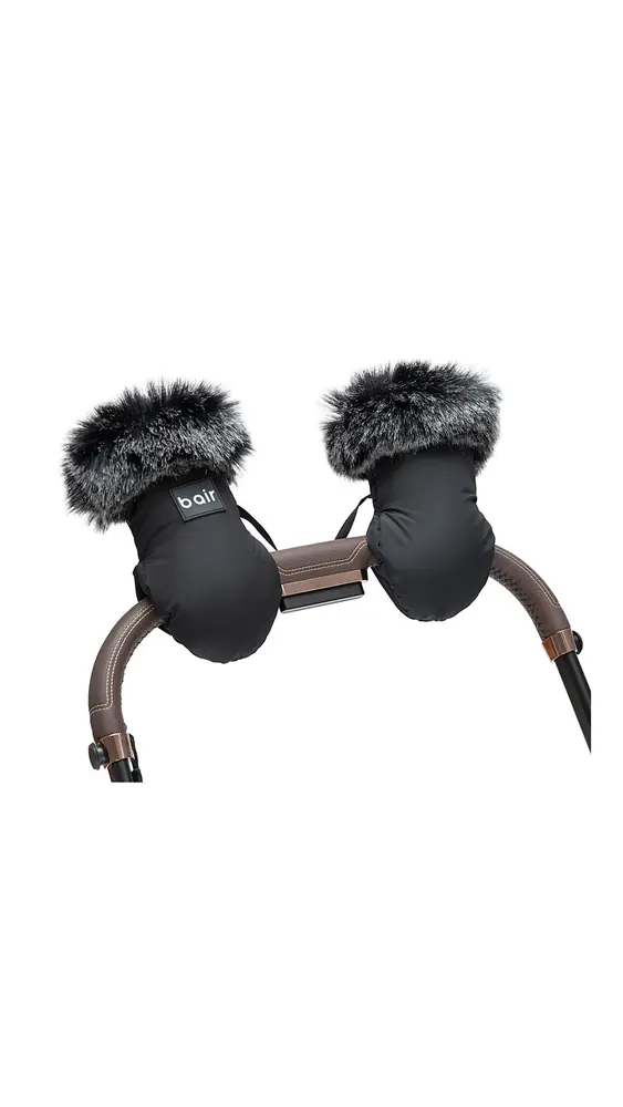 На ручке коляски, Bair Northmuff - рукавицы на коляску с мехом (до -25 °C) • Desert Beige (681792)