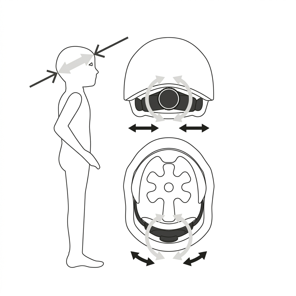 детский защитный шлем с фонариком ScootandRide Helmet XXS-S