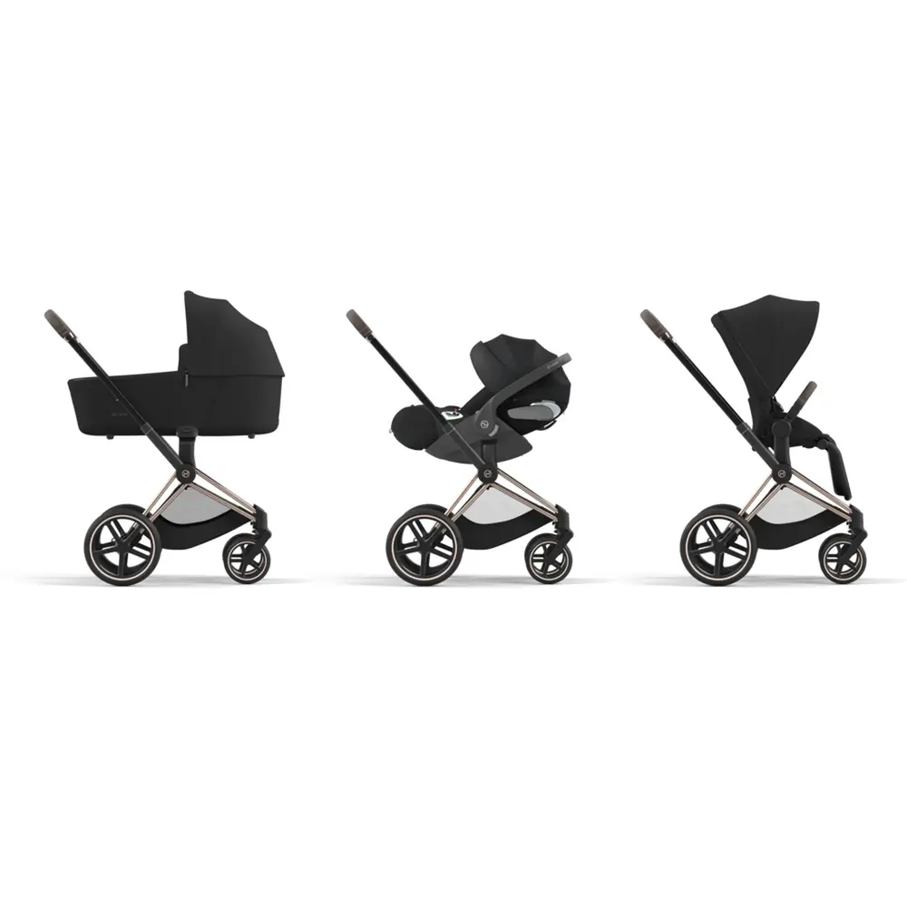 Люлька, автокресло и сиденье на шасси Cybex Priam