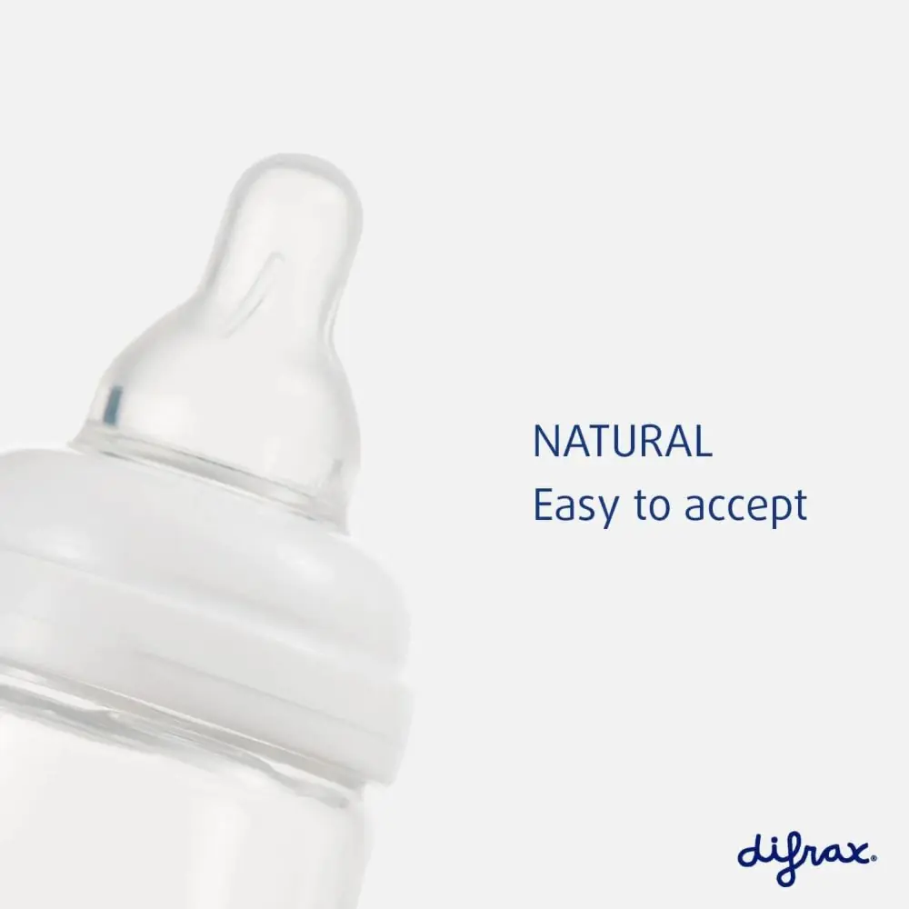 Силіконова соска Difrax S-bottle Natural