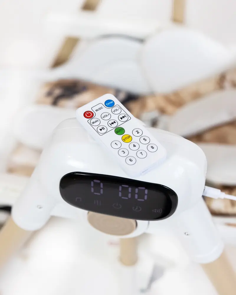 5 швидкостей, мелодії та таймер, Kivibaby Flexi