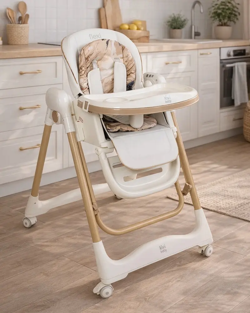 Колеса з гальмами й компактне складання, Kivibaby Flexi