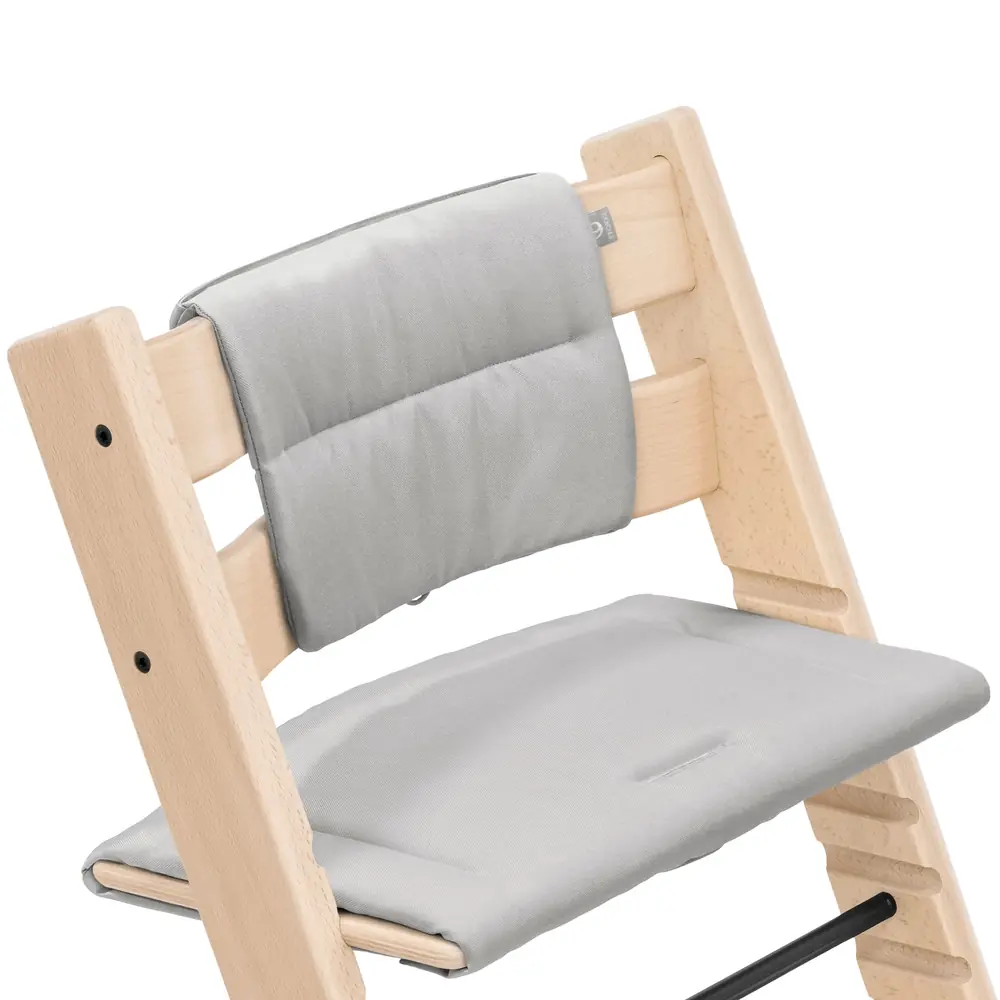Подушки Stokke Tripp Trapp Cushion Anthracite на стільчику Tripp Trapp