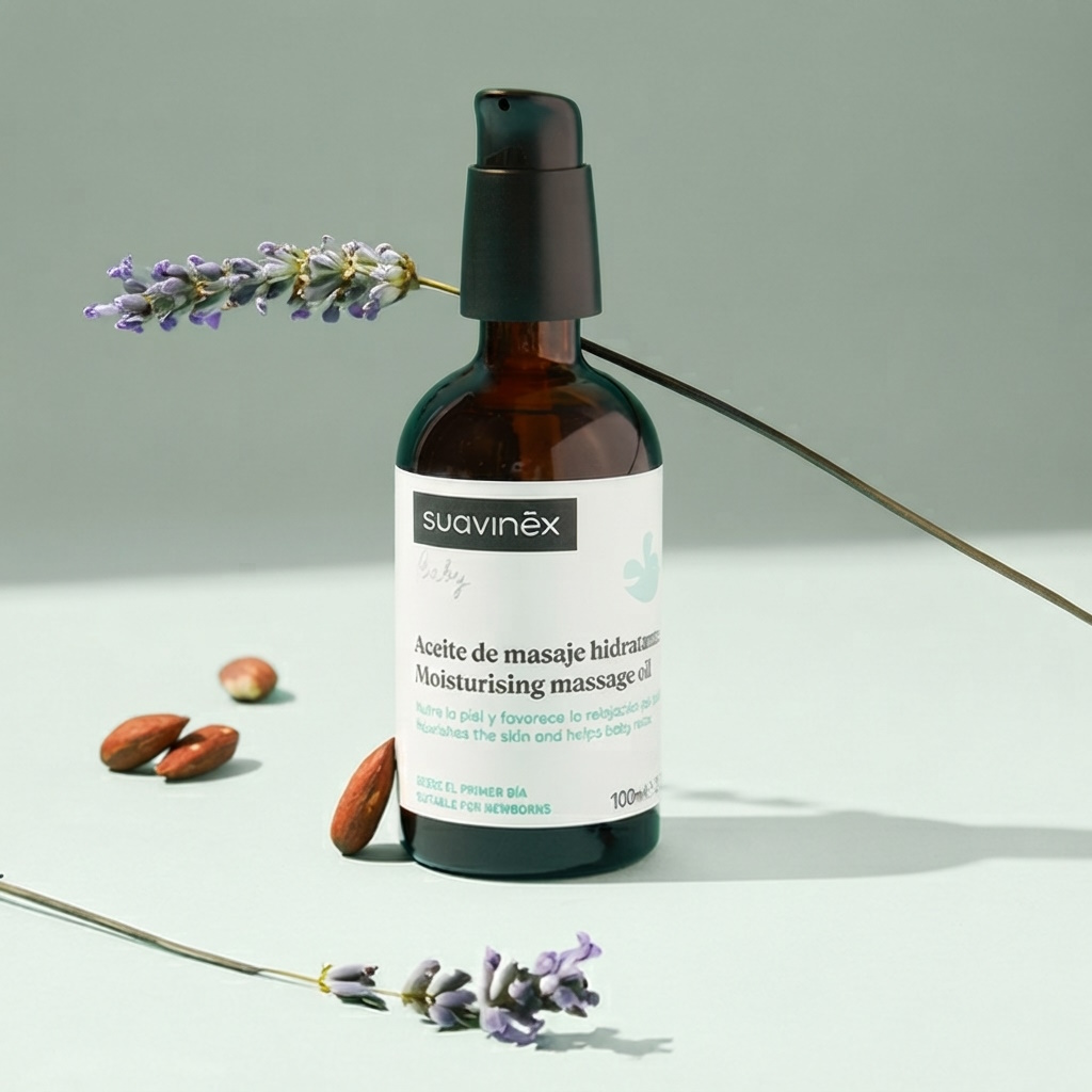 Увлажняющее массажное масло для малышей Suavinex Baby Moisturizing Massage Oil 100 мл фото