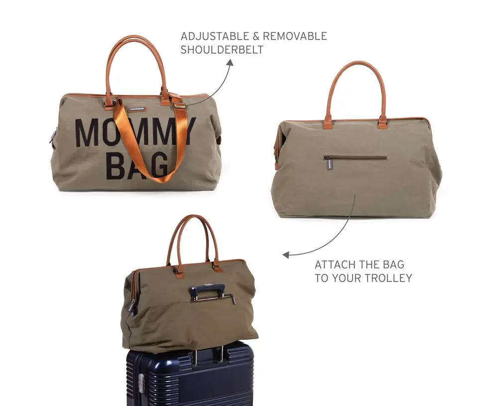 Ремень на плечо и крепление сумки Childhome Mommy Bag на чемодане