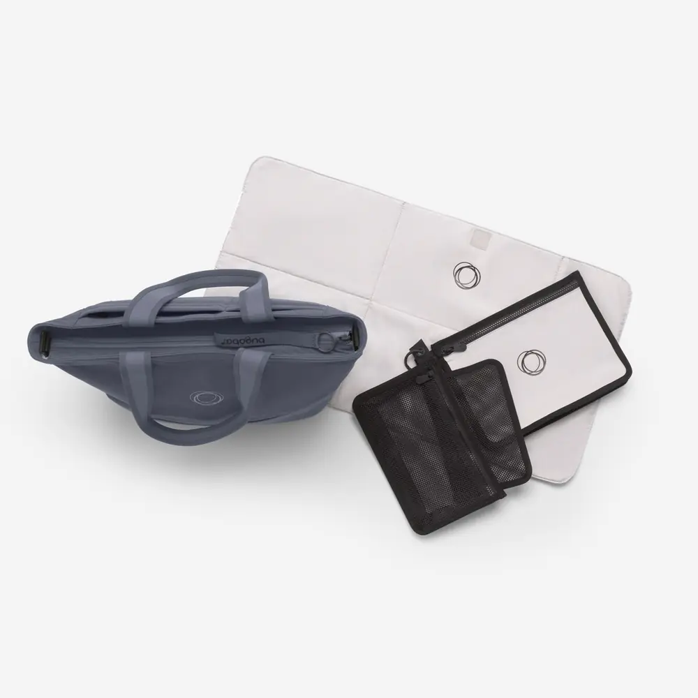 Bugaboo Changing Bag Stormy blue: пеленальный коврик и клатчи
