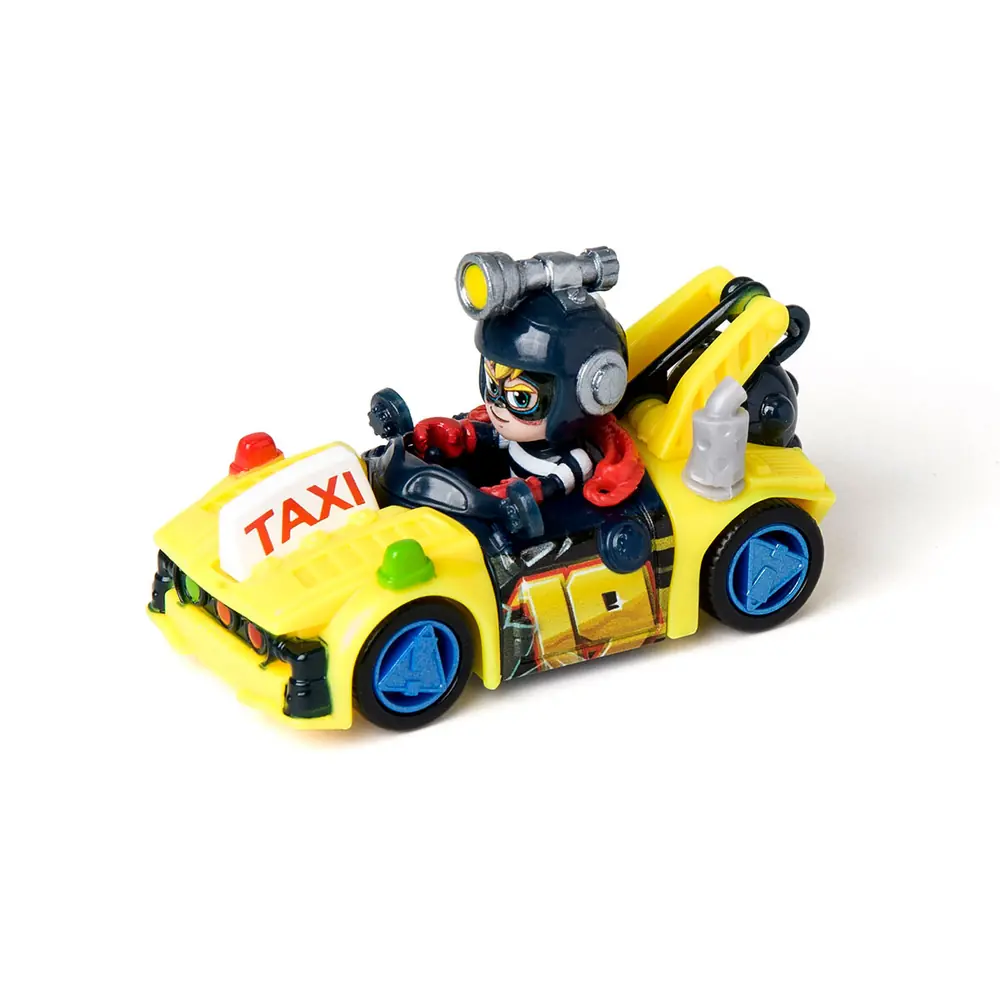 Жовте таксі T-Racers із гонщиком