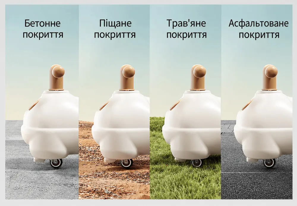 Колеса для різних покриттів, Kivibaby Peanut Толокар-гойдалка 2 в 1