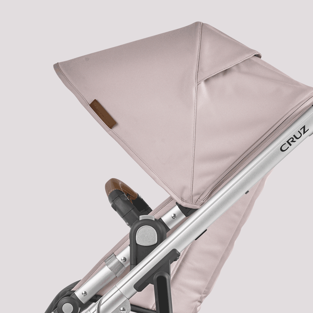Капюшон UPF 50+ із розширенням, UPPAbaby Cruz V2 - прогулянкова коляска, реверсивний блок, телескопічна ручка, великий кошик • Lucy
