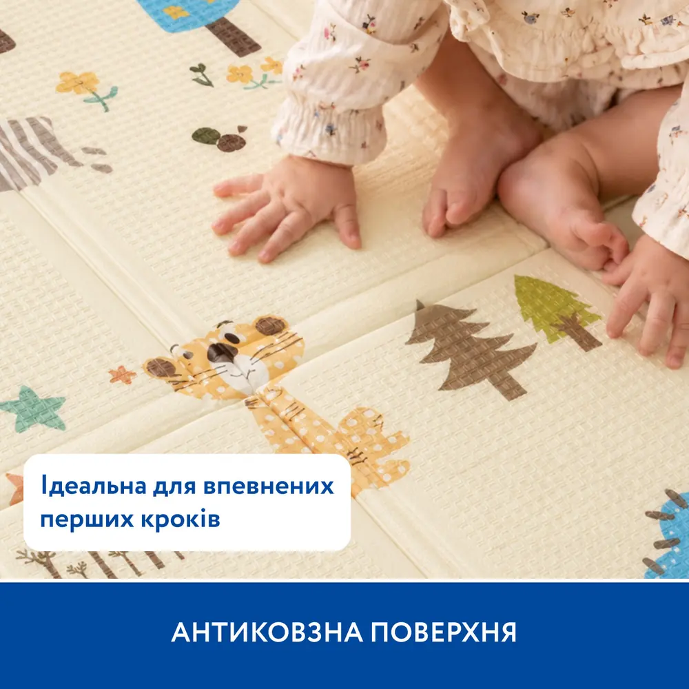 Ребриста антиковзна поверхня термокилимка Piccolino «Дивовижні історії»