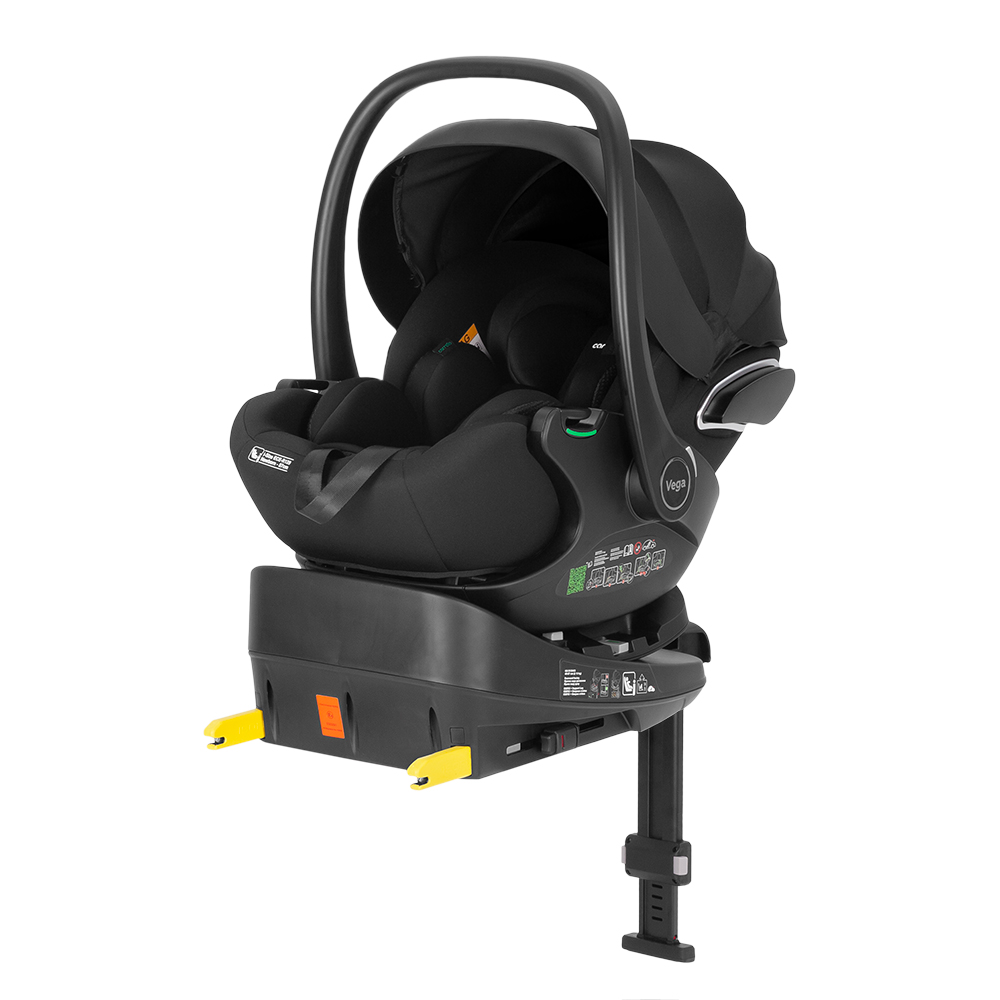 Раскладное автокресло для новорожденного Карелло Вега с поворотной базой ISOFIX
