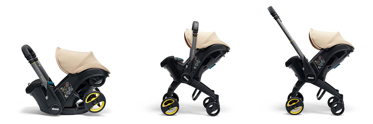 Режими використання Doona автокрісло-коляска для новонародженого i-Size зростом 40 - 85 см