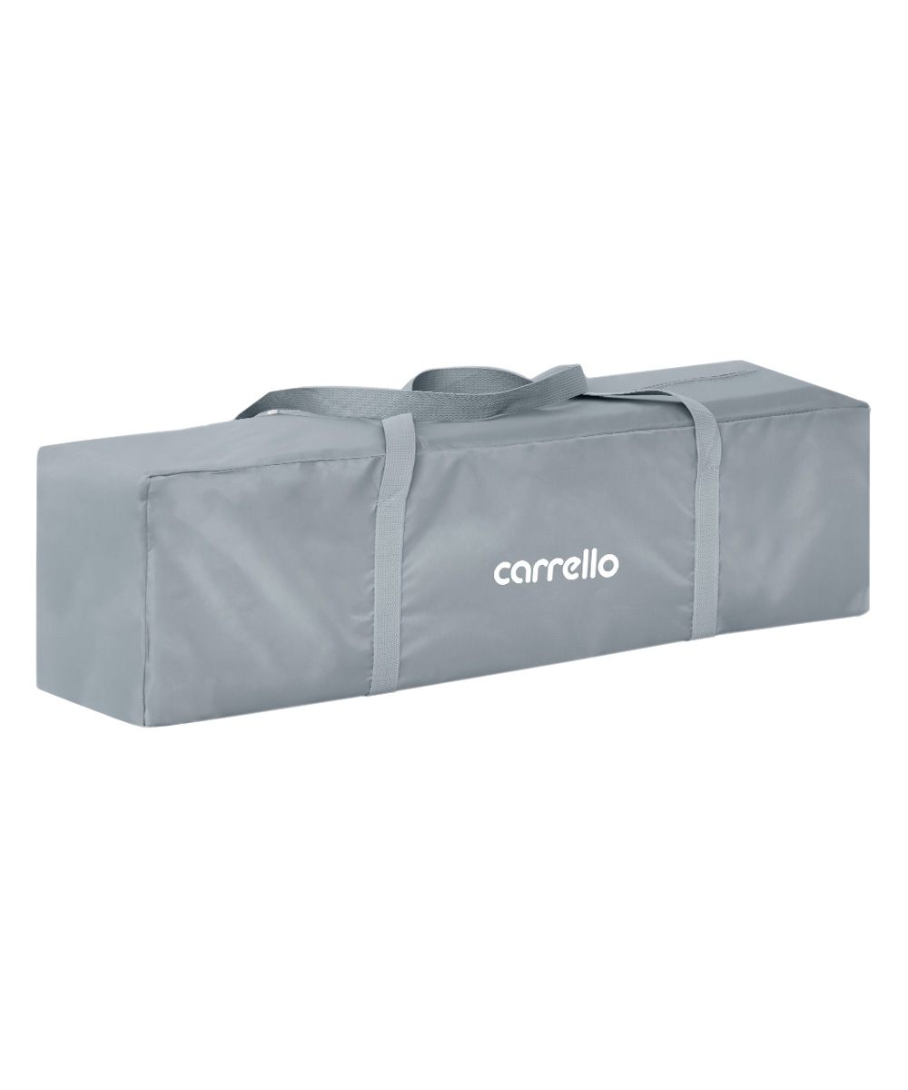 Компактное складывание манежа Carrello Piccolo Plus в сумку