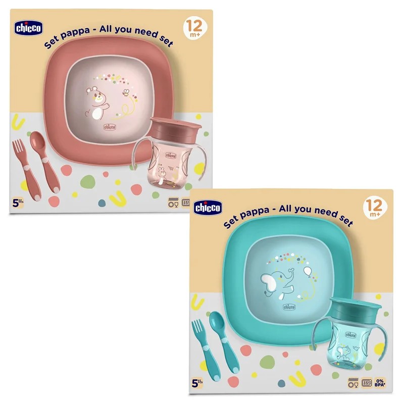 Набір тарілок Chicco Dish Set