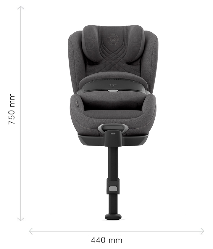 Розміри автокрісла Anoris T2 i-Size